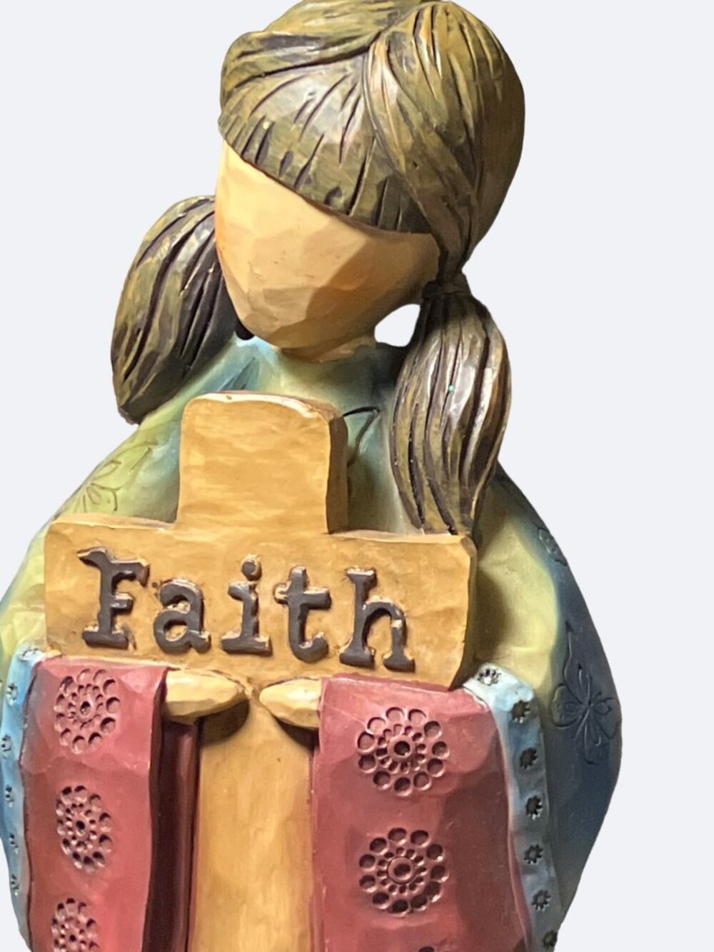 Carson Home Accents FAITH Angel by Robin Davis Studio 10 Inch - Picture 5 of 13